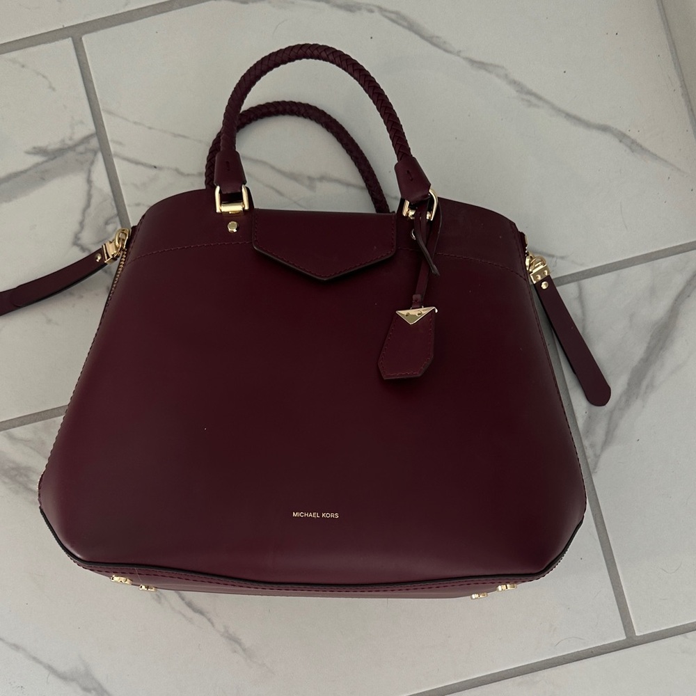 Michael Kors Deep Burgundy Satchel